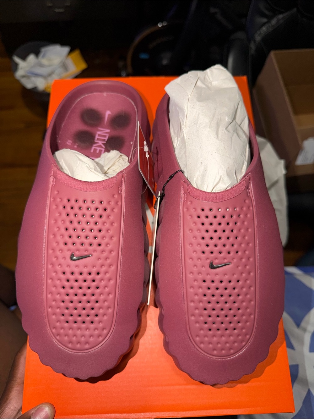 Nike Mind 001 Slide Pink Smoke Women’s 11/9.5 Men’s Brand New